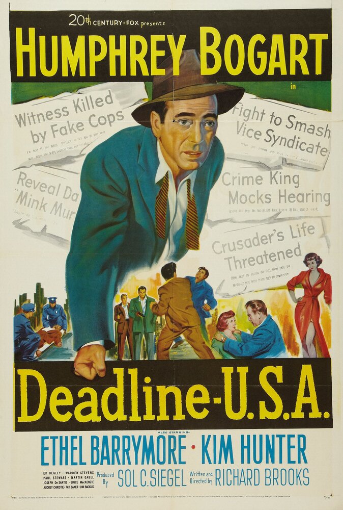 Криминальная полоса в прессе США (1952) постер