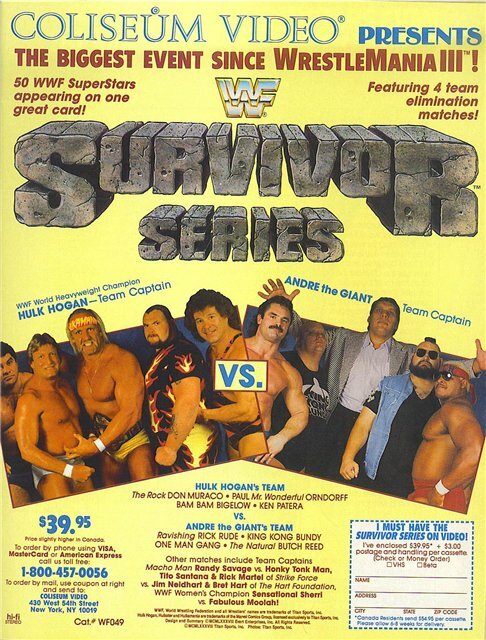 WWF Серии на выживание (1987) постер